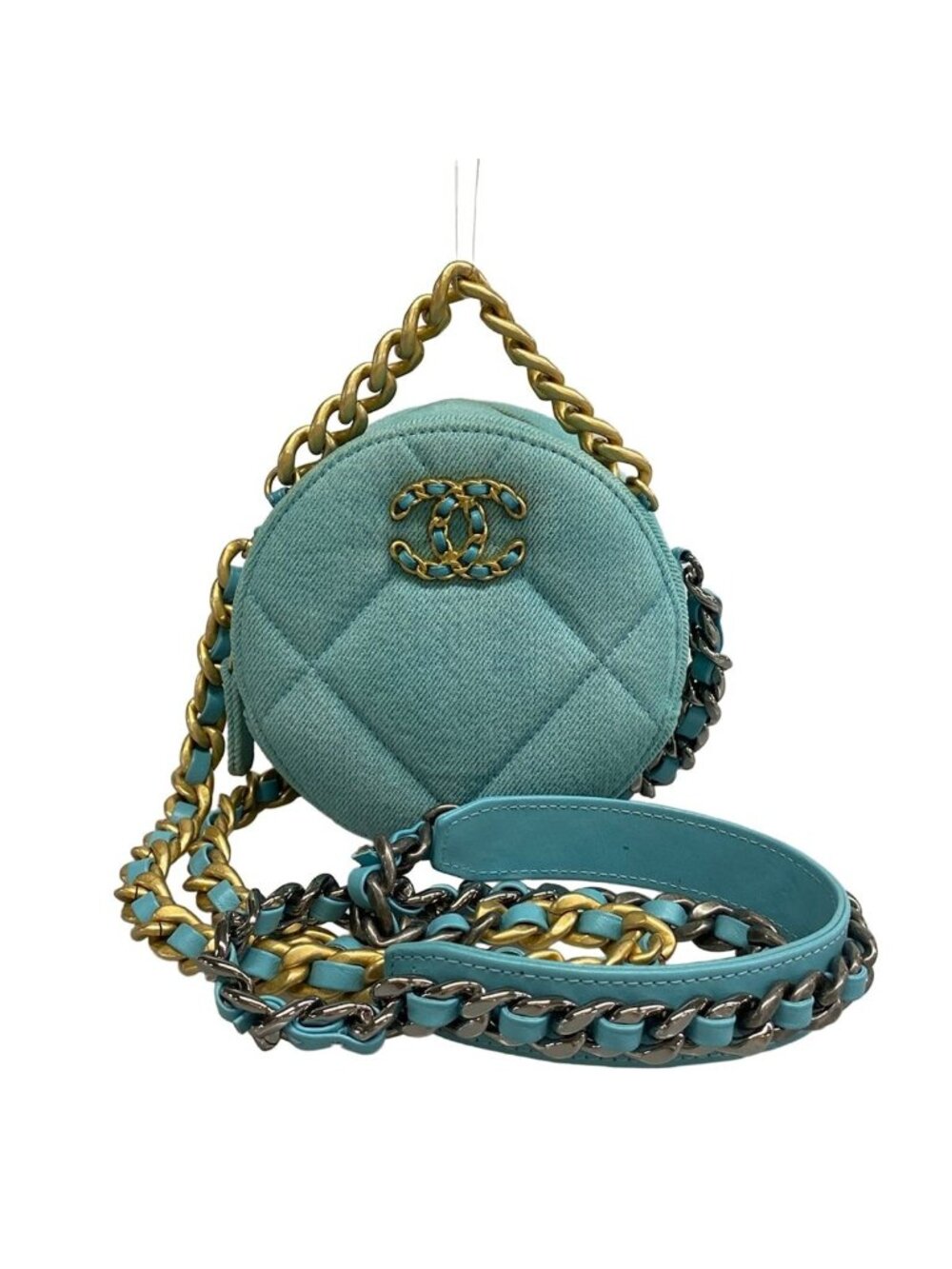 Chanel Shoulder Bag Chanel 19 Light Blue Chain